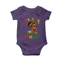 Juneteenth Rooted In Freedom Since 1865 Baby Onesie Black Women African American