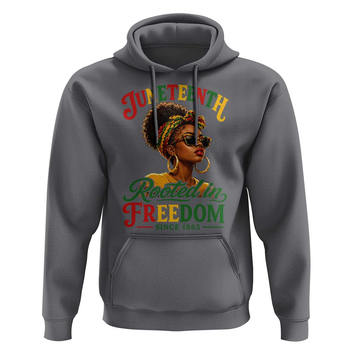 Juneteenth Rooted In Freedom Since 1865 Hoodie Black Women African American