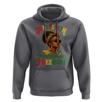 Juneteenth Rooted In Freedom Since 1865 Hoodie Black Women African American