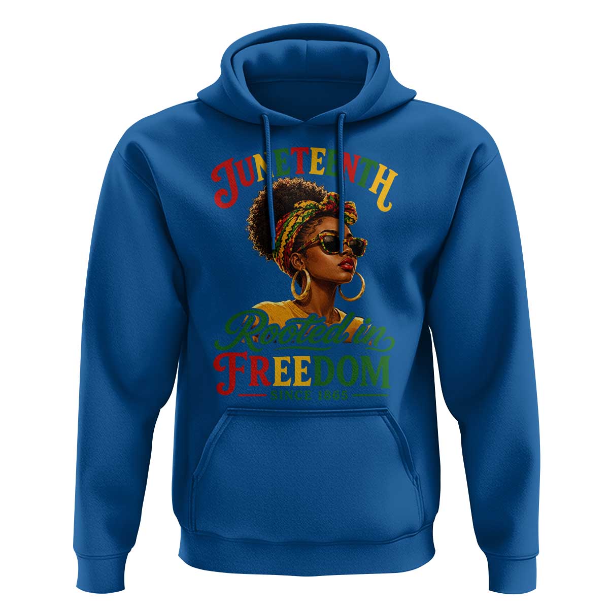 Juneteenth Rooted In Freedom Since 1865 Hoodie Black Women African American