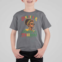 Juneteenth Rooted In Freedom Since 1865 T Shirt For Kid Black Women African American