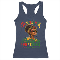 Juneteenth Rooted In Freedom Since 1865 Racerback Tank Top Black Women African American