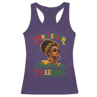 Juneteenth Rooted In Freedom Since 1865 Racerback Tank Top Black Women African American