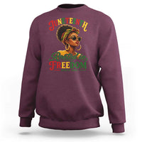 Juneteenth Rooted In Freedom Since 1865 Sweatshirt Black Women African American