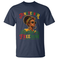 Juneteenth Rooted In Freedom Since 1865 T Shirt Black Women African American