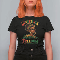 Juneteenth Rooted In Freedom Since 1865 T Shirt For Women Black Women African American