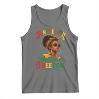 Juneteenth Rooted In Freedom Since 1865 Tank Top Black Women African American
