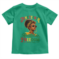 Juneteenth Rooted In Freedom Since 1865 Toddler T Shirt Black Women African American