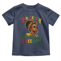 Juneteenth Rooted In Freedom Since 1865 Toddler T Shirt Black Women African American