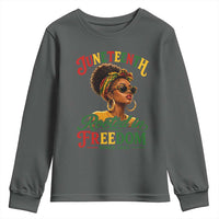 Juneteenth Rooted In Freedom Since 1865 Youth Sweatshirt Black Women African American