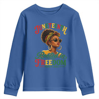 Juneteenth Rooted In Freedom Since 1865 Youth Sweatshirt Black Women African American