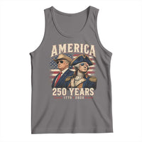 250th Anniversary USA George Washington and US Nations Leader Tank Top America 250 Years 1776 2026