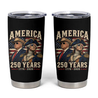 250th Anniversary USA George Washington and US Nations Leader Tumbler Cup America 250 Years 1776 2026