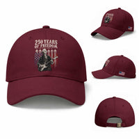 George Washington Playing Guitar 250 Years of Freedom Baseball Cap
