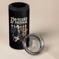 George Washington Playing Guitar 250 Years of Freedom 4 in 1 Can Cooler Tumbler