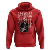 George Washington Playing Guitar 250 Years of Freedom Hoodie
