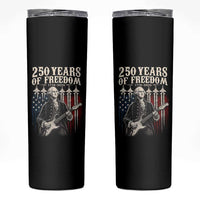 George Washington Playing Guitar 250 Years of Freedom Skinny Tumbler