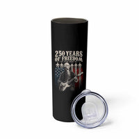 George Washington Playing Guitar 250 Years of Freedom Skinny Tumbler