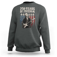 George Washington Playing Guitar 250 Years of Freedom Sweatshirt