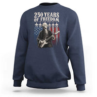 George Washington Playing Guitar 250 Years of Freedom Sweatshirt