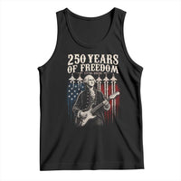 George Washington Playing Guitar 250 Years of Freedom Tank Top