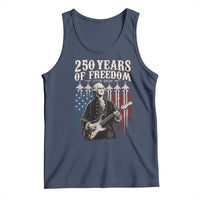George Washington Playing Guitar 250 Years of Freedom Tank Top