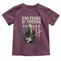 George Washington Playing Guitar 250 Years of Freedom Toddler T Shirt