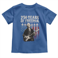 George Washington Playing Guitar 250 Years of Freedom Toddler T Shirt