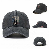 George Washington Playing Guitar 250 Years of Freedom Washed Cotton Baseball Cap