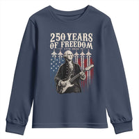 George Washington Playing Guitar 250 Years of Freedom Youth Sweatshirt