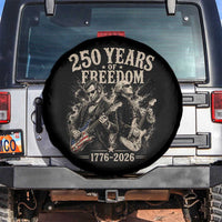 George Washington Lincoln Playing Guitar USA 250th Anniversary Spare Tire Cover 250 Years Of Freedom 1776 2026