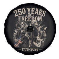 George Washington Lincoln Playing Guitar USA 250th Anniversary Spare Tire Cover 250 Years Of Freedom 1776 2026