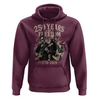 George Washington Lincoln Playing Guitar USA 250th Anniversary Hoodie 250 Years Of Freedom 1776 2026