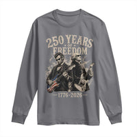 George Washington Lincoln Playing Guitar USA 250th Anniversary Long Sleeve Shirt 250 Years Of Freedom 1776 2026