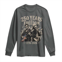 George Washington Lincoln Playing Guitar USA 250th Anniversary Long Sleeve Shirt 250 Years Of Freedom 1776 2026