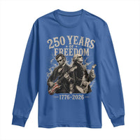 George Washington Lincoln Playing Guitar USA 250th Anniversary Long Sleeve Shirt 250 Years Of Freedom 1776 2026