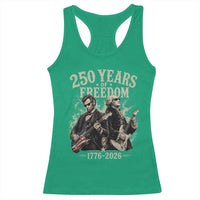 George Washington Lincoln Playing Guitar USA 250th Anniversary Racerback Tank Top 250 Years Of Freedom 1776 2026