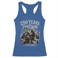 George Washington Lincoln Playing Guitar USA 250th Anniversary Racerback Tank Top 250 Years Of Freedom 1776 2026