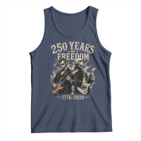 George Washington Lincoln Playing Guitar USA 250th Anniversary Tank Top 250 Years Of Freedom 1776 2026