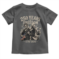George Washington Lincoln Playing Guitar USA 250th Anniversary Toddler T Shirt 250 Years Of Freedom 1776 2026