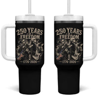George Washington Lincoln Playing Guitar USA 250th Anniversary Tumbler With Handle 250 Years Of Freedom 1776 2026