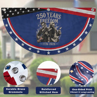 George Washington Lincoln Playing Guitar USA 250th Anniversary Patriotic Fan Flag 250 Years Of Freedom 1776 2026