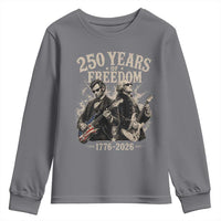 George Washington Lincoln Playing Guitar USA 250th Anniversary Youth Sweatshirt 250 Years Of Freedom 1776 2026