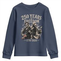 George Washington Lincoln Playing Guitar USA 250th Anniversary Youth Sweatshirt 250 Years Of Freedom 1776 2026