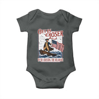 Get In Loser We're Crossing The Delaware Baby Onesie Funny George Washington US 250th 4th Of July