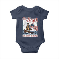 Get In Loser We're Crossing The Delaware Baby Onesie Funny George Washington US 250th 4th Of July