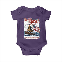 Get In Loser We're Crossing The Delaware Baby Onesie Funny George Washington US 250th 4th Of July
