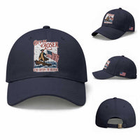Get In Loser We're Crossing The Delaware Baseball Cap Funny George Washington US 250th 4th Of July