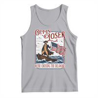 Get In Loser We're Crossing The Delaware Tank Top Funny George Washington US 250th 4th Of July