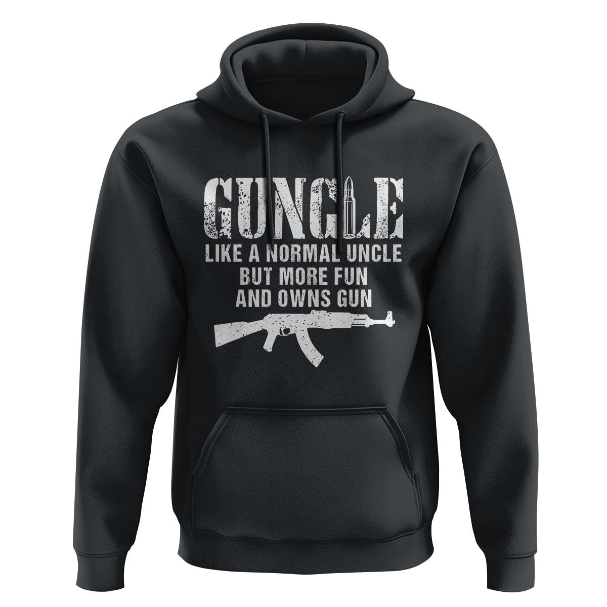 Funny Uncle Hoodie Guncle Like A Normal Uncle But More Fun - Wonder Print Shop